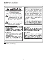 Preview for 2 page of Panasonic AWRC600P - REMOTE CONTROL UNIT Operating Instructions Manual