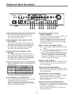 Preview for 10 page of Panasonic AWRC600P - REMOTE CONTROL UNIT Operating Instructions Manual