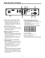 Preview for 12 page of Panasonic AWRC600P - REMOTE CONTROL UNIT Operating Instructions Manual