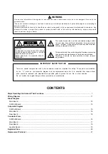 Предварительный просмотр 2 страницы Panasonic AWRP301 - PAN/TILT CONTROL PAN Service Manual