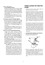 Предварительный просмотр 7 страницы Panasonic AWRP301 - PAN/TILT CONTROL PAN Service Manual