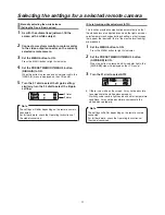 Предварительный просмотр 11 страницы Panasonic AWRP50N - REMOTE CAMERA CONTROLLER Operating Instructions Manual