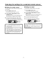 Предварительный просмотр 13 страницы Panasonic AWRP50N - REMOTE CAMERA CONTROLLER Operating Instructions Manual