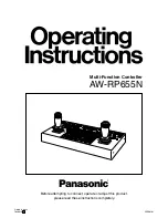 Panasonic AWRP655N - MULTI FUNCTION CONTROLLER Operating Instructions Manual предпросмотр