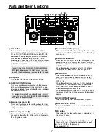 Предварительный просмотр 7 страницы Panasonic AWRP655N - MULTI FUNCTION CONTROLLER Operating Instructions Manual