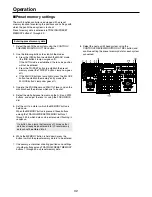 Предварительный просмотр 32 страницы Panasonic AWRP655N - MULTI FUNCTION CONTROLLER Operating Instructions Manual