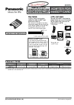 Preview for 1 page of Panasonic AXA1A100 Manual