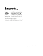 Preview for 4 page of Panasonic AY-PB2002 Installation Manual