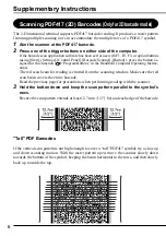 Preview for 6 page of Panasonic Barcode Scanners Using Instruction