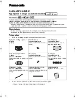 Preview for 6 page of Panasonic BB-HCA10CE Installation Manual