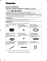 Preview for 18 page of Panasonic BB-HCA10CE Installation Manual