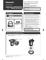 Preview for 1 page of Panasonic BB-HCA1A-B Installation Manual