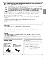 Preview for 3 page of Panasonic BB-HCA3 Installation Manual