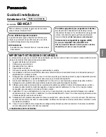 Preview for 11 page of Panasonic BB-HCA7 Installation Manual