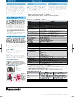 Preview for 2 page of Panasonic BB-HCM311 Specifications