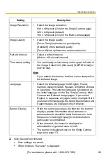 Preview for 85 page of Panasonic BB-HCM371 Operating Instructions Manual