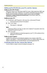 Preview for 16 page of Panasonic BB-HCM371A - Outdoor Wireless Network Camera Operating Instructions Manual