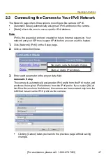 Preview for 47 page of Panasonic BB-HCM371A - Outdoor Wireless Network Camera Operating Instructions Manual