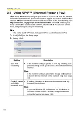 Preview for 64 page of Panasonic BB-HCM371A - Outdoor Wireless Network Camera Operating Instructions Manual