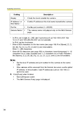 Preview for 88 page of Panasonic BB-HCM371A - Outdoor Wireless Network Camera Operating Instructions Manual