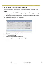 Preview for 89 page of Panasonic BB-HCM371A - Outdoor Wireless Network Camera Operating Instructions Manual