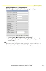 Preview for 107 page of Panasonic BB-HCM371A - Outdoor Wireless Network Camera Operating Instructions Manual