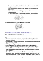 Preview for 20 page of Panasonic BB-HCM371A - Outdoor Wireless Network Camera Service Manual