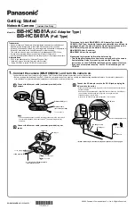 Preview for 1 page of Panasonic BB-HCM381A - Network Camera Getting Started