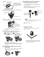 Preview for 2 page of Panasonic BB-HCM381A - Network Camera Installation Manual