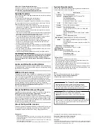 Preview for 2 page of Panasonic BB-HCM547A Important Information