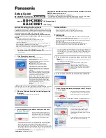 Preview for 1 page of Panasonic BB-HCM580A - 21x Optical Zoom Pan/Tilt Security Network Camera Setup Manual