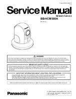 Предварительный просмотр 1 страницы Panasonic BB-HCM580A Service Manual