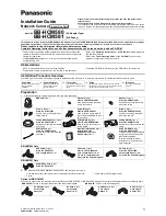 Preview for 1 page of Panasonic BB-HCM581CE Installation Manual