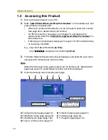 Предварительный просмотр 12 страницы Panasonic BB-HCS301A - Network Camera Server Operating Instructions Manual