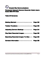 Preview for 1 page of Panasonic BB-HPN15A Quick User Manual