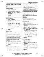 Предварительный просмотр 41 страницы Panasonic BBGT1500 - GLOBARANGE CORDLESS PHONE Operating Instructions Manual