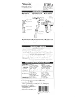 Preview for 1 page of Panasonic BF-541A/K Operating Manual