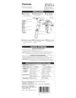 Panasonic BF-541A/K Operating Manual preview