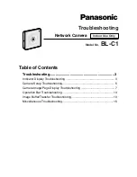 Preview for 1 page of Panasonic BL-C1 Troubleshooting Manual