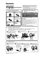 Предварительный просмотр 1 страницы Panasonic BL-C10 Getting Started