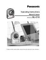 Предварительный просмотр 1 страницы Panasonic BL-C10 Operating Instructions Manual