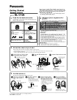 Preview for 1 page of Panasonic BL-C10A - Network Camera - Pan Getting Started