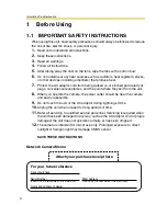 Preview for 4 page of Panasonic BL-C10A - Network Camera - Pan Installation/Troubleshooting Manual