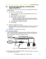 Предварительный просмотр 11 страницы Panasonic BL-C10A - Network Camera - Pan Installation/Troubleshooting Manual
