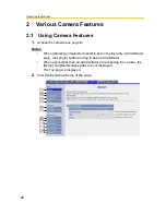 Предварительный просмотр 26 страницы Panasonic BL-C10A - Network Camera - Pan Operating Instructions Manual