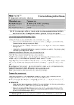 Preview for 1 page of Panasonic BL-C111A - Network Camera - Pan Integration Notes