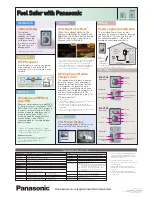 Preview for 2 page of Panasonic BL-C140 Specifications