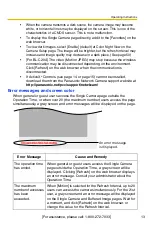 Preview for 13 page of Panasonic BL-C1A - Network Camera Operating Instructions Manual