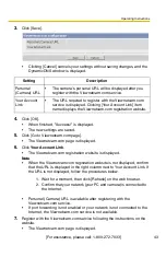 Предварительный просмотр 43 страницы Panasonic BL-C1A - Network Camera Operating Instructions Manual