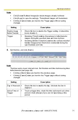 Предварительный просмотр 71 страницы Panasonic BL-C1A - Network Camera Operating Instructions Manual